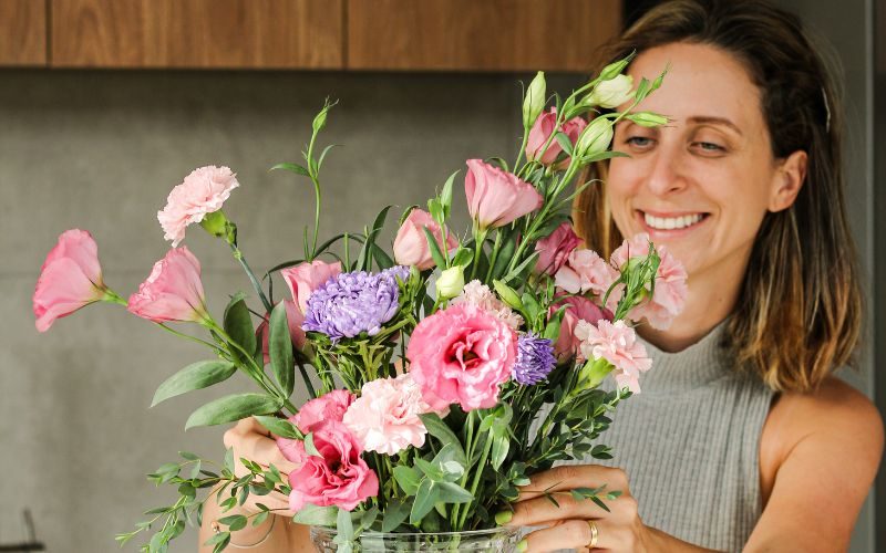 Flores em casa
